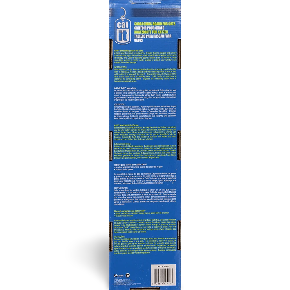 Catit Catnip Cardboard Scratch Pad Narrow - Image 4