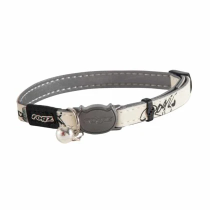 Collar Rogz Glowcat Xsml - Blue Floral - Image 3