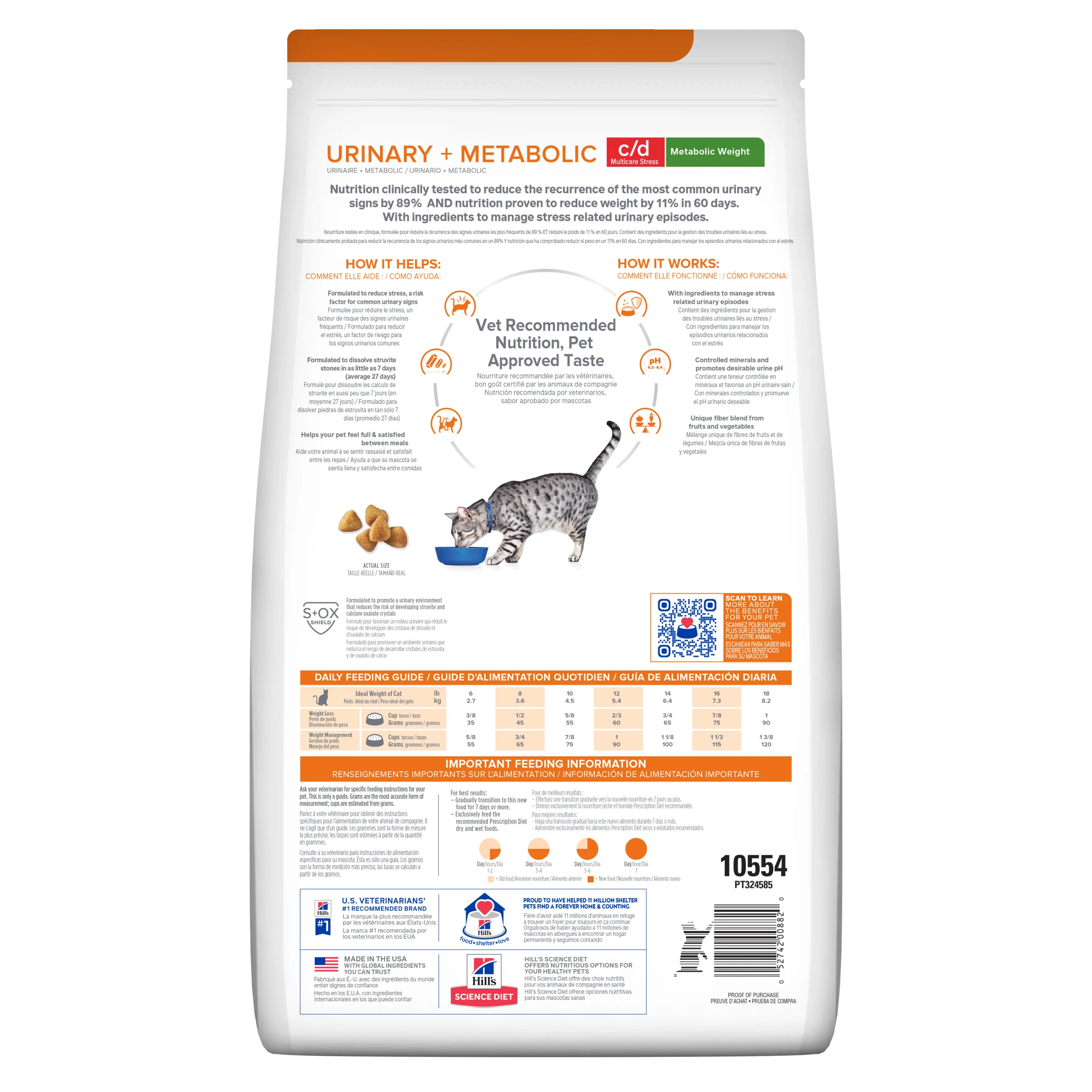 Hills Prescription Diet C/d Urinary And Metabolic 2.88kg - Image 2