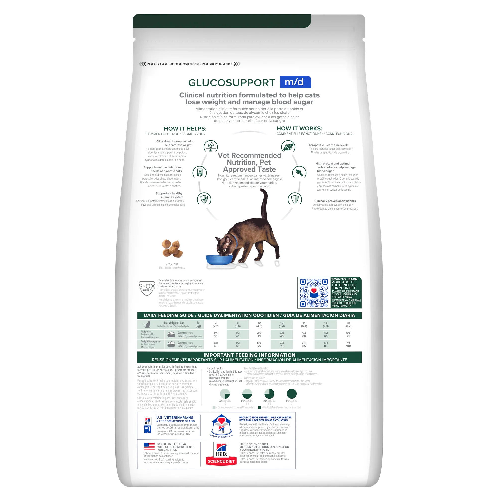 Hills Prescription Diet m/d 1.81kg - Image 2
