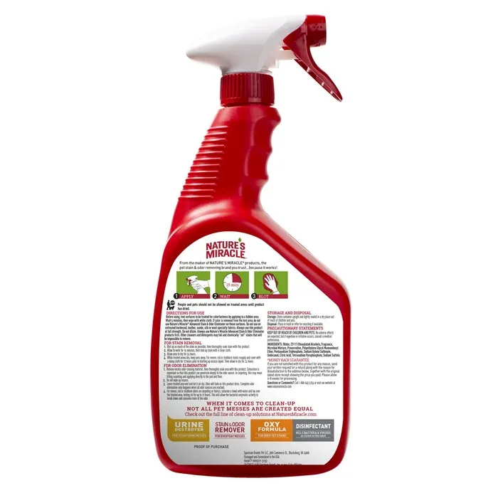Nature's Miracle Advanced Stain & Odor Eliminator 946ml - Image 2