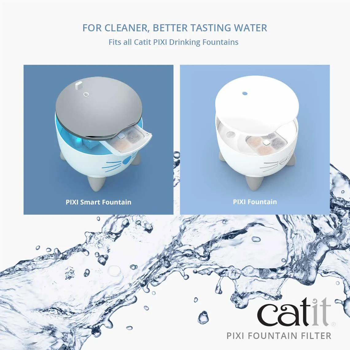 Pixi Cat Drinking Fountain 3pk Filter - Image 2