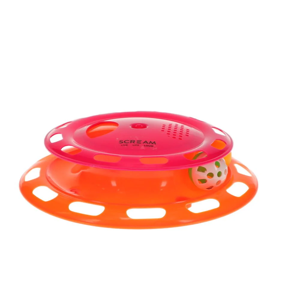 Scream Single Layer Orb Toy Loud Pink & Orange - Image 2