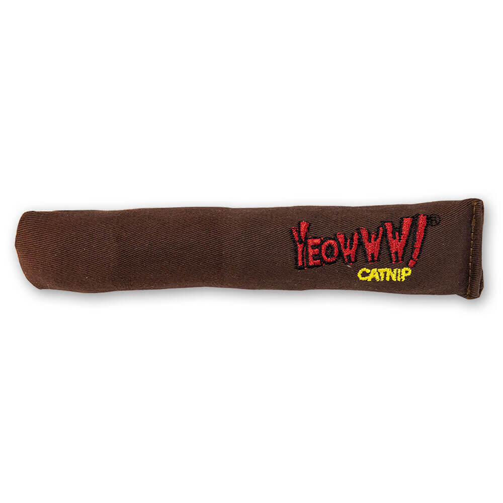 Yeowww! Catnip Cigar Cat Toy - Brown - Image 3