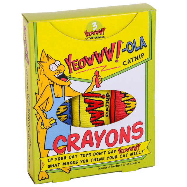 Yeowww! Crayon Catnip Toy
