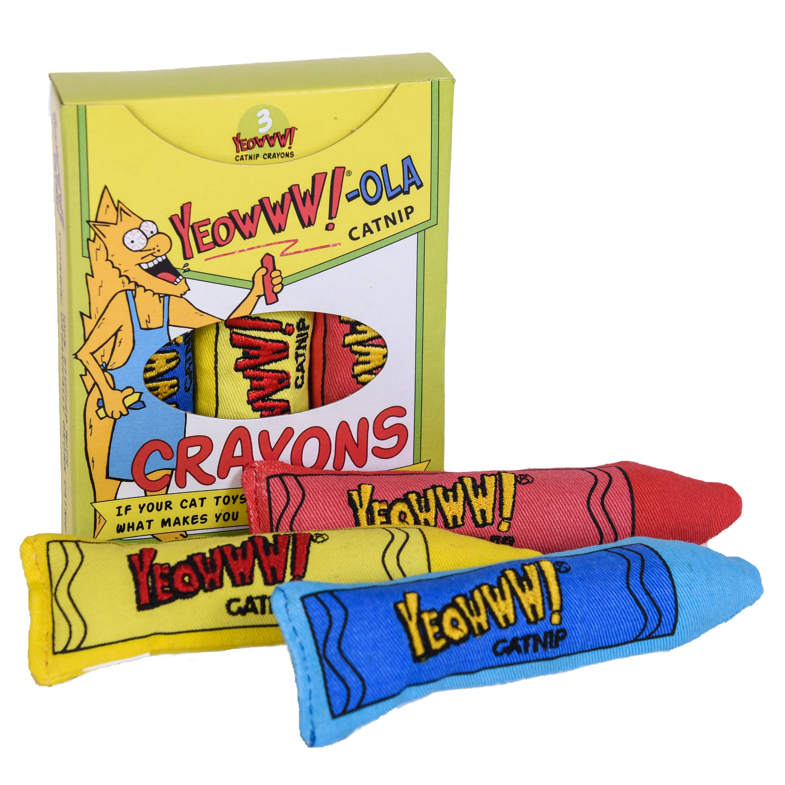 Yeowww! Crayon Catnip Toy - Image 2