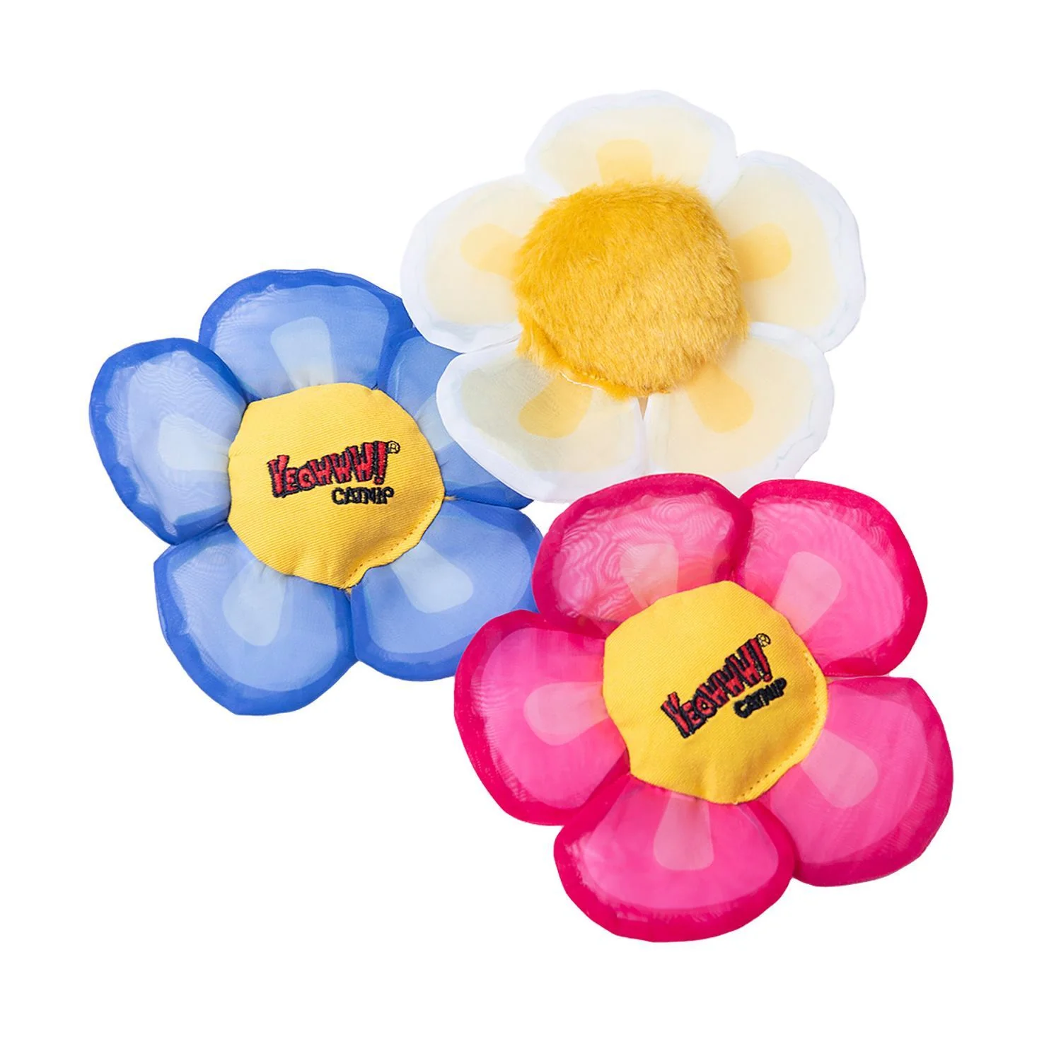 Yeowww! Daisy Flower Catnip - Pink