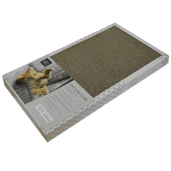 Zeez Double Width Scratcher White 45x23.5x7cm - Image 2